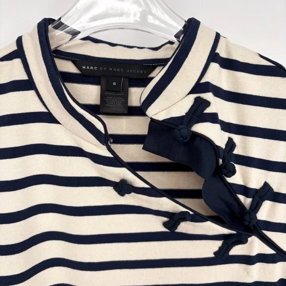 Marc Jacobs Navy and White Striped Nautical Dress with pockets! - Picture 5 of 10